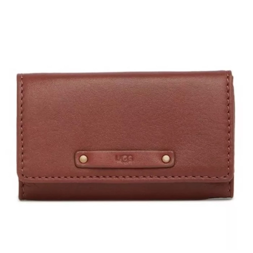 UGG Australia Leather Jenna Key Case Tri Fold